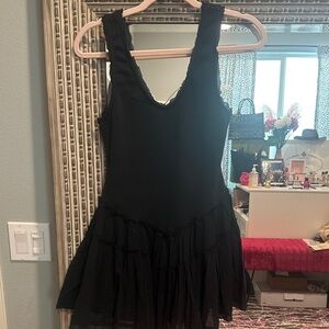 Free People Black Mini Dress